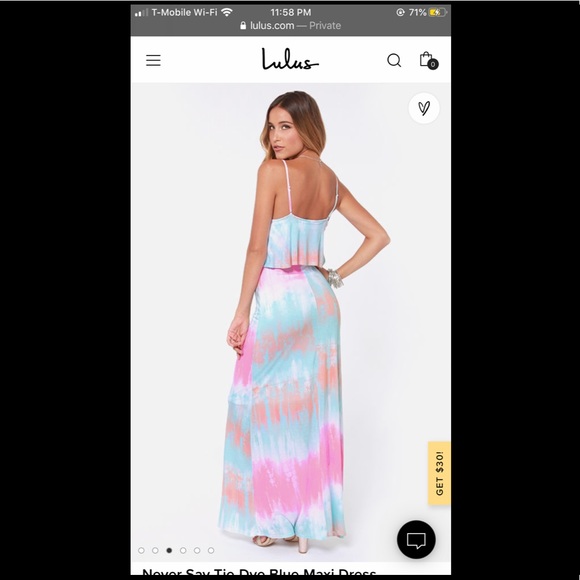 Lulu’s tie-dye maxi - Picture 3 of 5